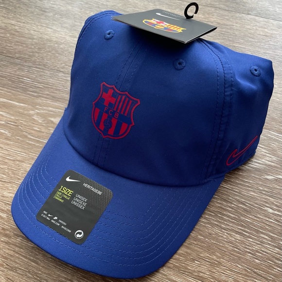 Nike FC Barcelona Hertiage 86 Official Hat Cap Adjustable - Picture 1 of 6